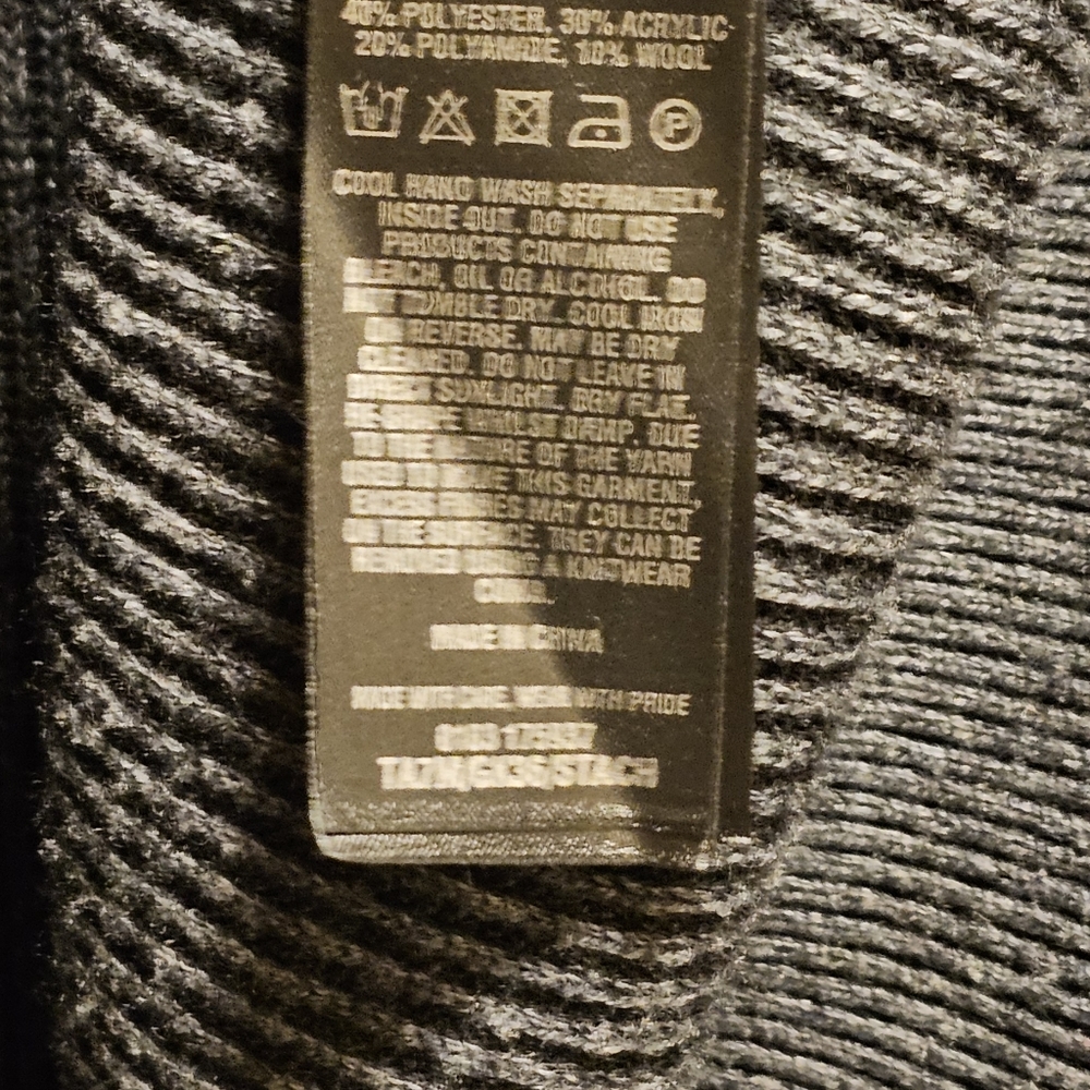 Ted Baker London Gray Stach Quarter Zip Sweater - Size 5 (XL) - Picture 8 of 13